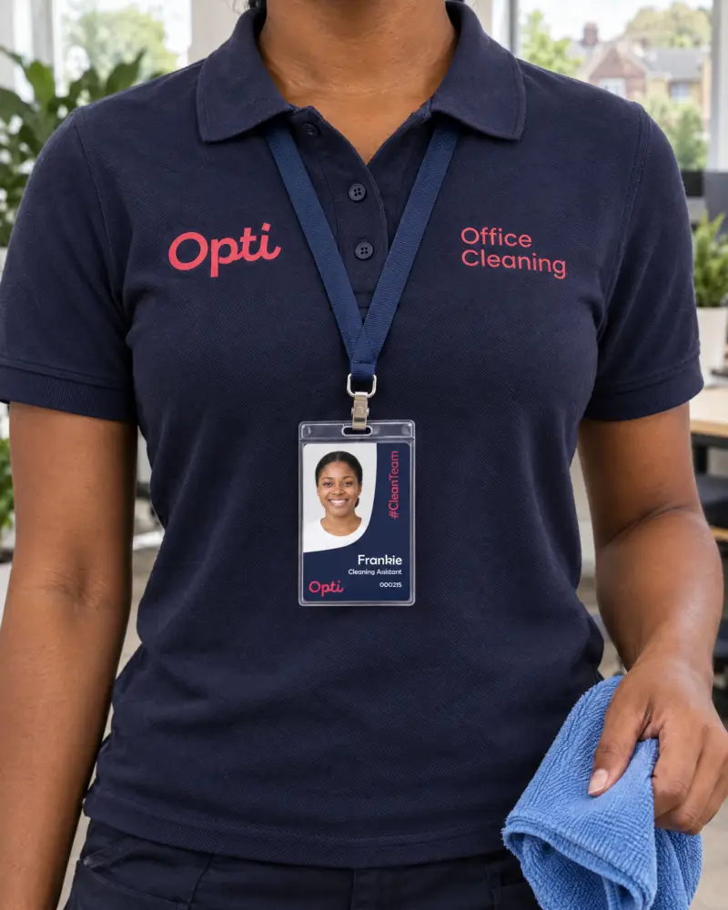 Operative in the navy Opti Clean polo